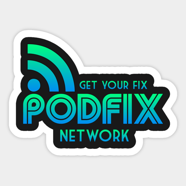 Podfix Aqua Sticker by PodFix